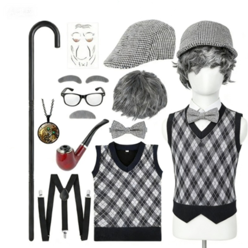 Halloween Festival Oude man ko - Men'S Accessories In The 1920S recensie en prijs
