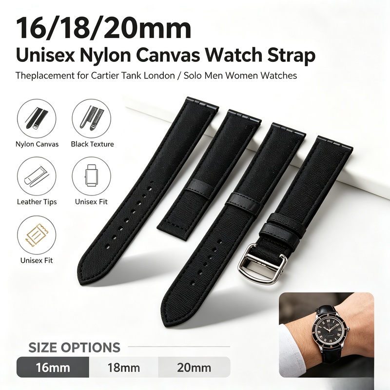 16/18/20mm Unisex Zachte Nylon - Men'S Accessories London recensie en prijs